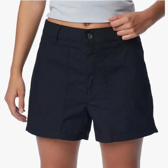 Columbia Black Cargo Shorts Lightweight Sporty Casual Vacation Outdoor Gift NWT - Picture 1 of 14